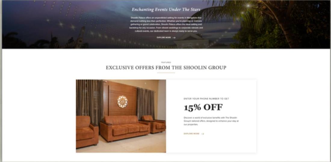 Shoolin Group offers page